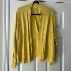 Old Navy yellow sweater cardigan XL